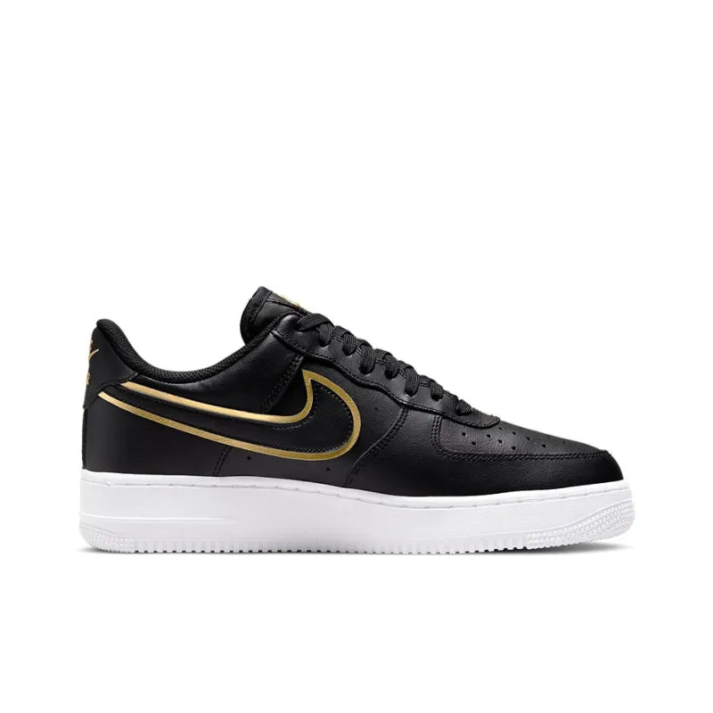 Nike Air Force 1' 07 LV8 Low Black Metalic Gold