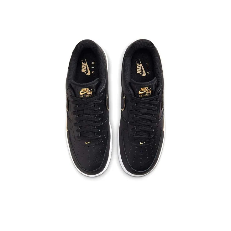 Nike Air Force 1' 07 LV8 Low Black Metalic Gold