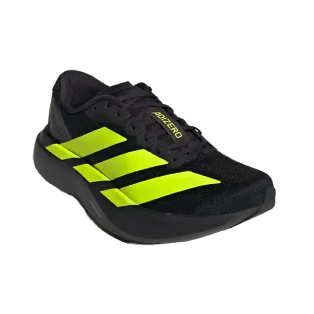 Adidas Men's Adizero Evo SL Black with Green Stripes