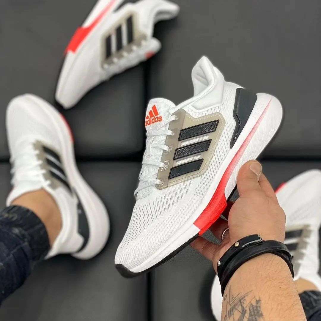 Adidas EQ21 Run Cloud White Core Black Grey image 2