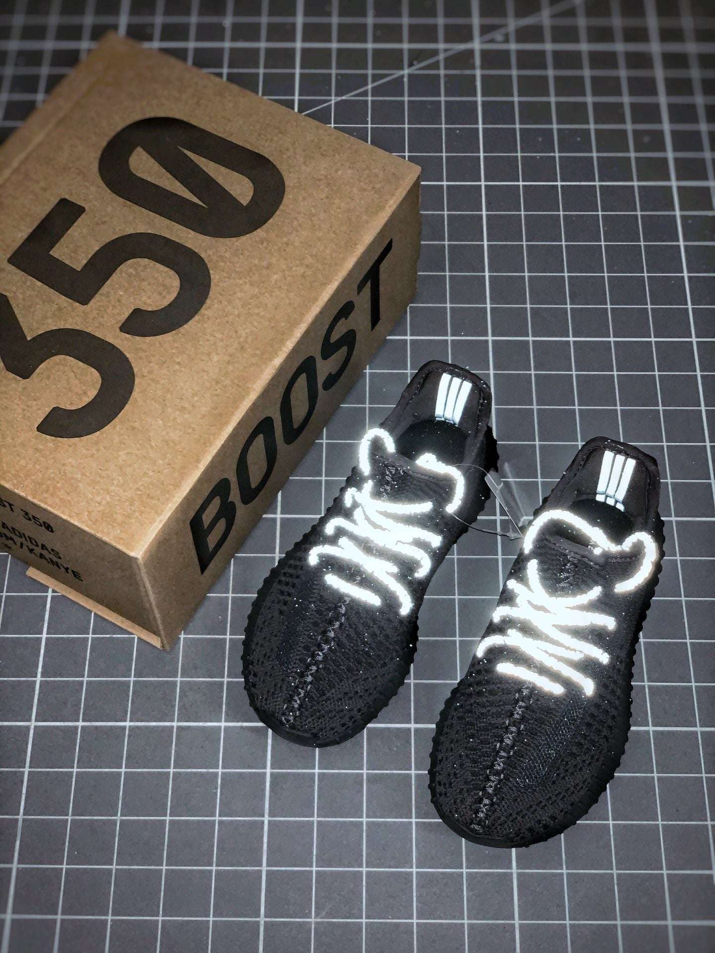Adidas Yeezy 350 V2 Black Angel image 3