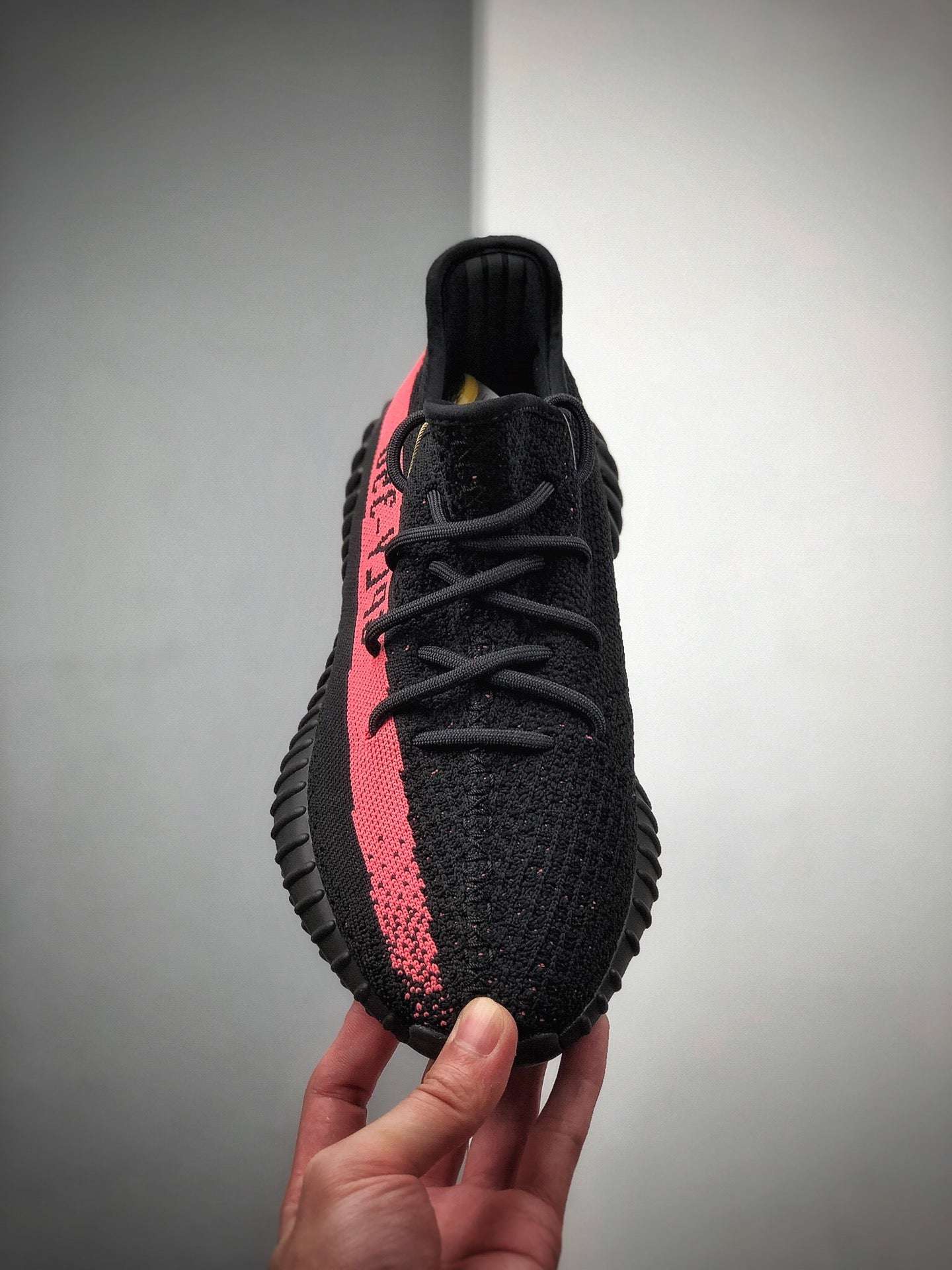 Adidas Yeezy 350 V2 Black & Pink image 5