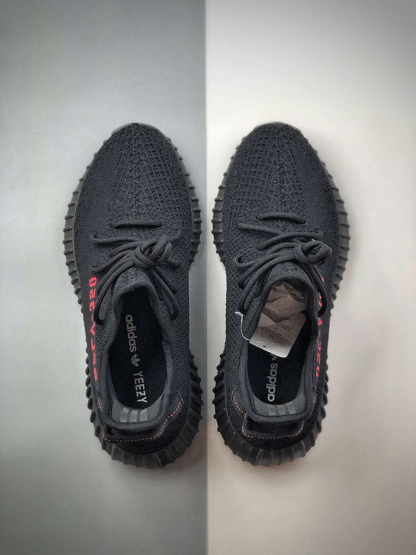 Adidas Yeezy 350 V2 Black & Red image 5