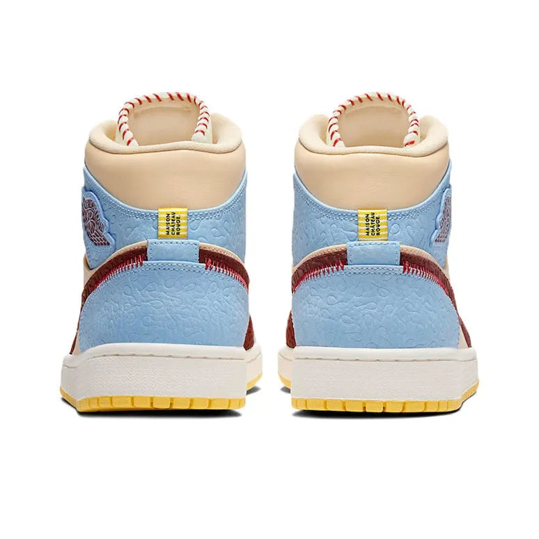 Air Jordan 1 Mid SE Fearless Maison Chateau Rouge