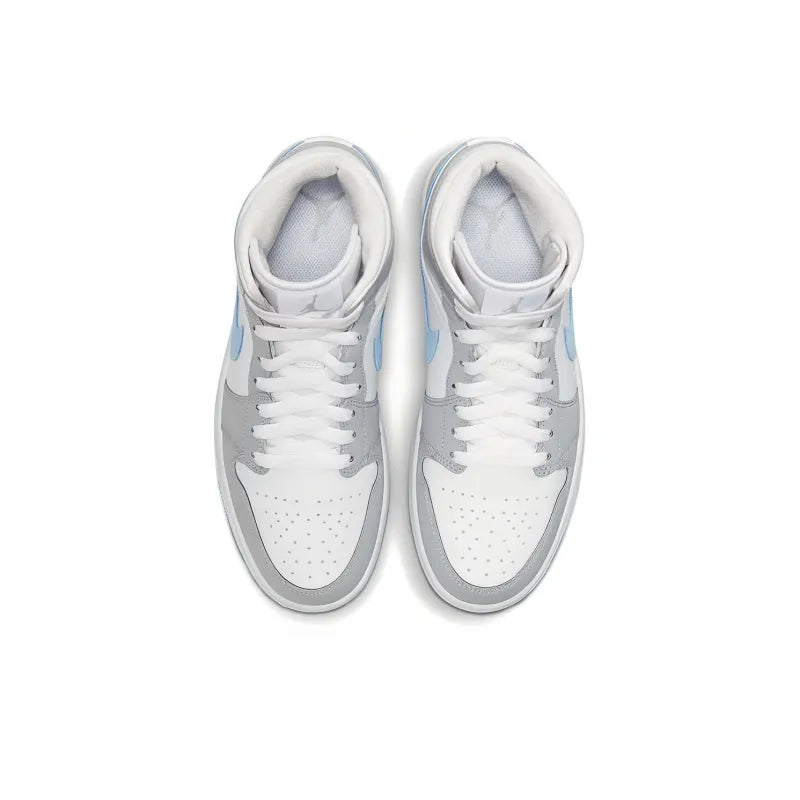 Air Jordan 1 Mid Wolf Grey Aluminium