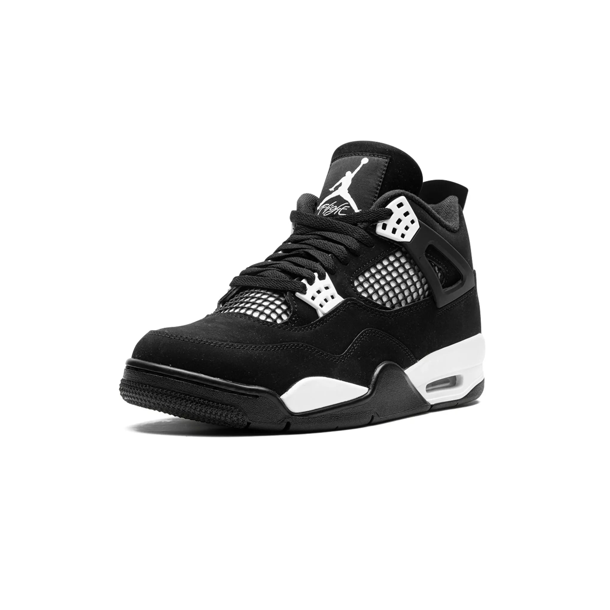 Air Jordan 4 Retro White & Black Thunder
