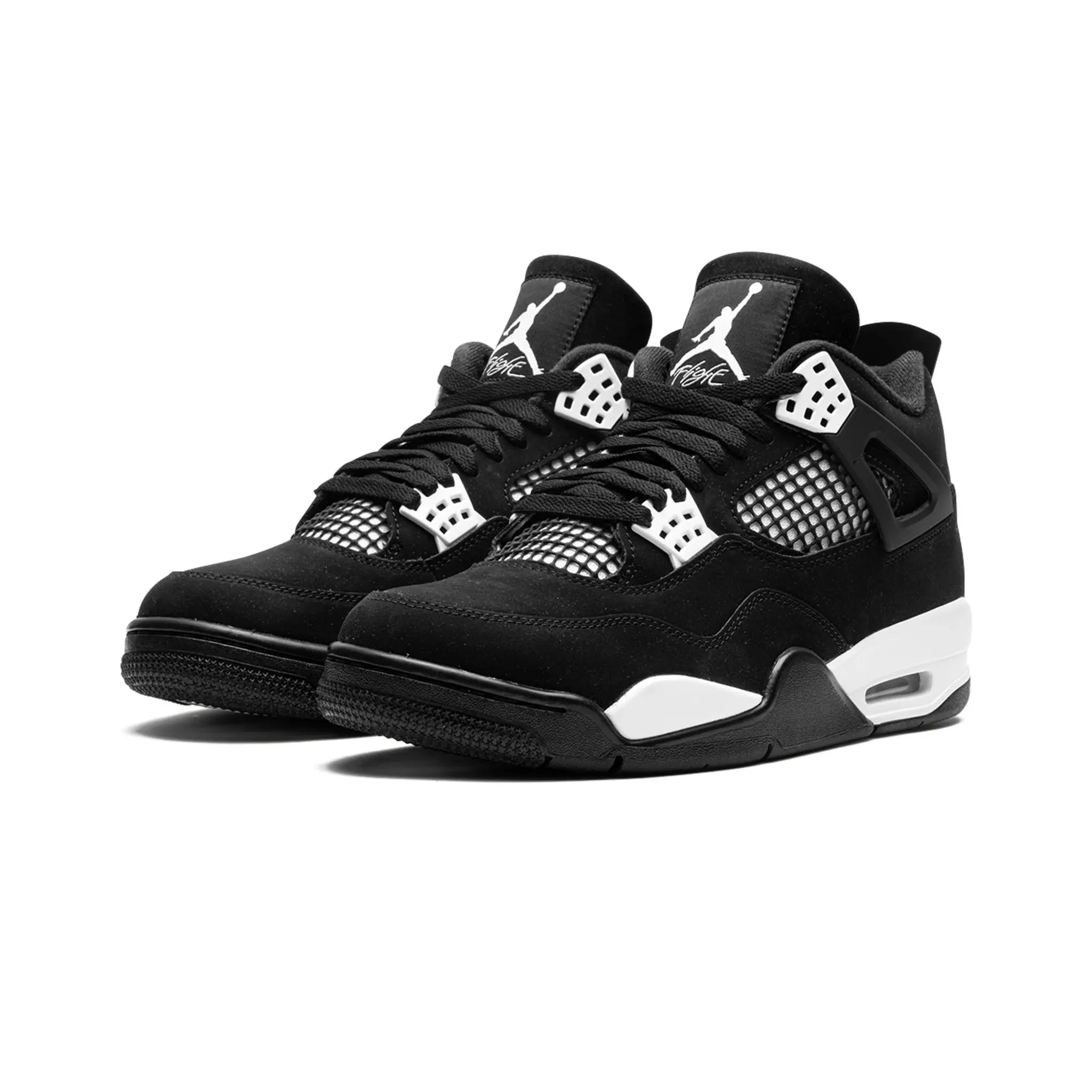 Air Jordan 4 Retro White & Black Thunder