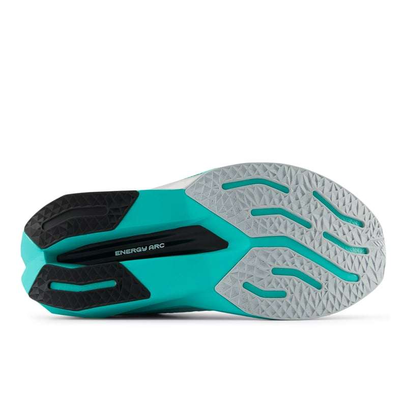 New Balance FuelCell SuperComp Trainer v3 White & Cyber Jade image 4