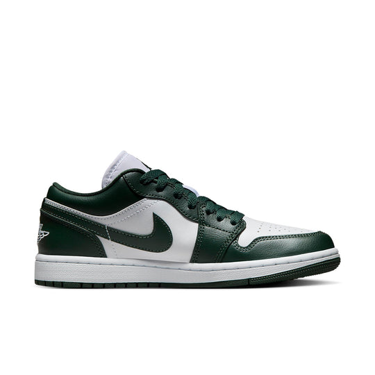Air Jordan 1 Low White Galactic Jade