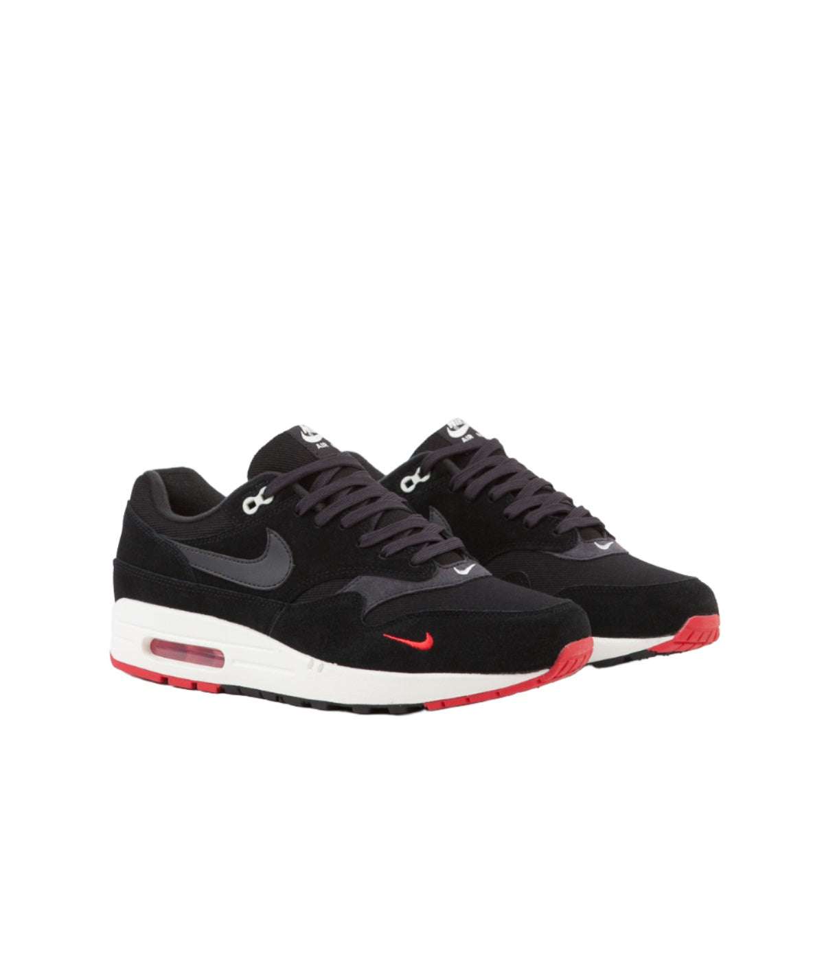 Nike Air Max 1 Premium Black  University Red  Sail Oil Grey STASP image