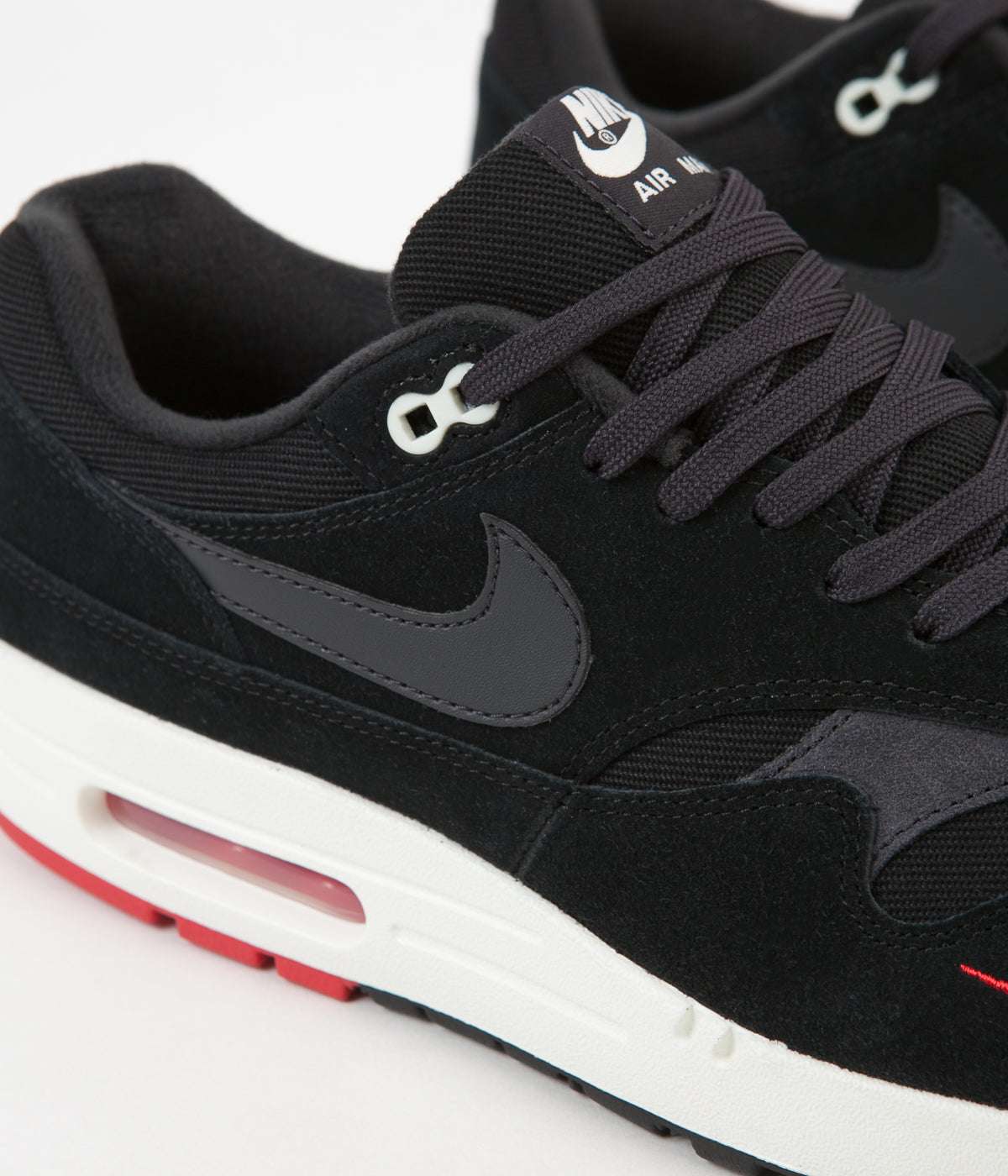 Nike Air Max 1 Premium Black  University Red  Sail Oil Grey STASP image 4