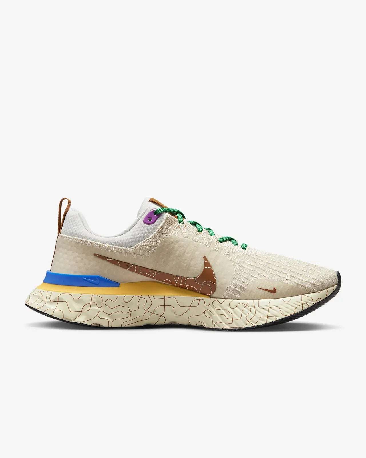 Nike React Infinity Run Flyknit 3 Premium Moving Company Phantom Oatmeal Citron image 2