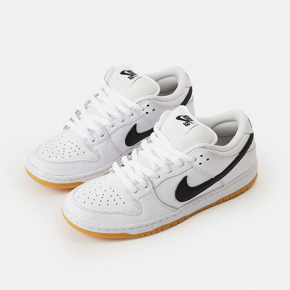 Nike SB Dunk Low White & Gum Light Brown image