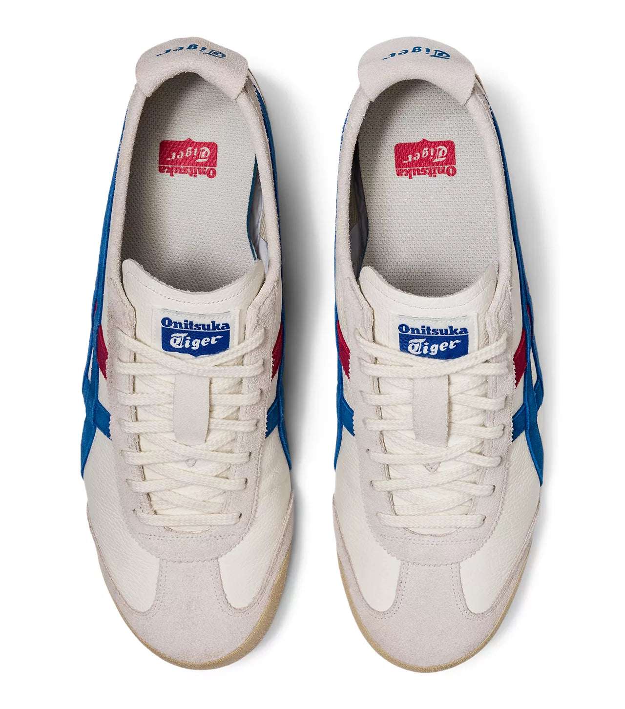 Onitsuka Tiger Men’s Mexico 66 Vin  White & Directoire Blue image 7