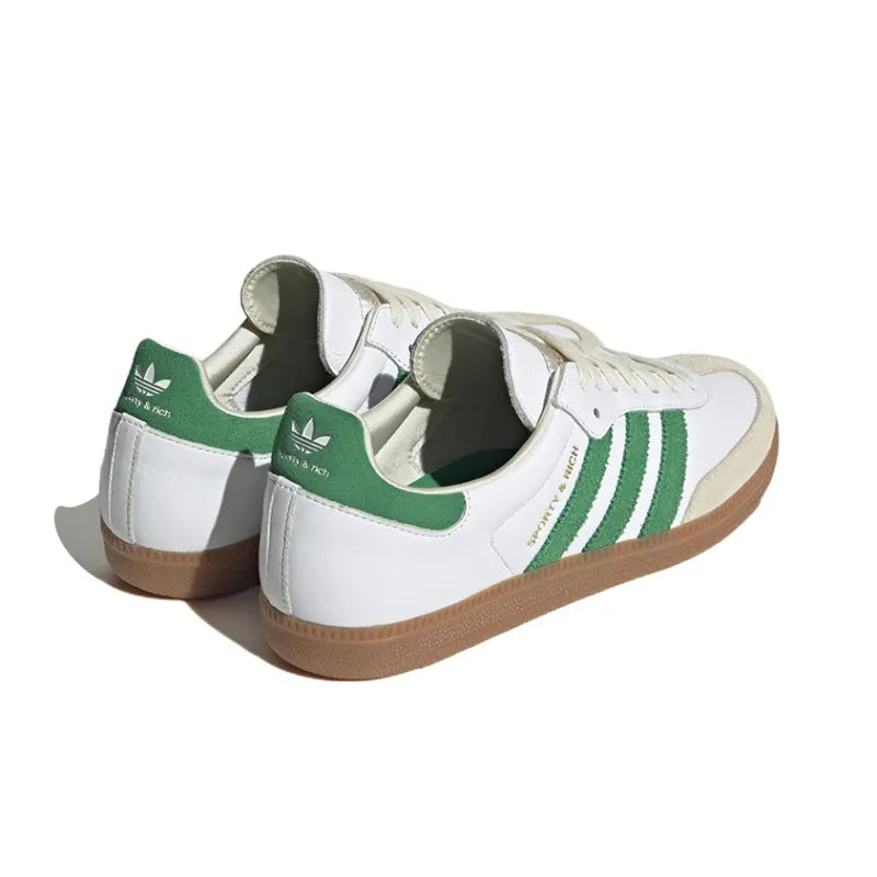 Sporty & Rich x Adidas Samba OG Rich White Green