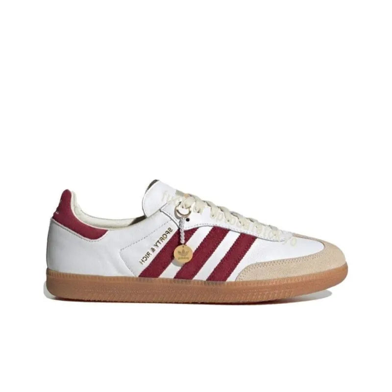 Sporty & Rich x Adidas Samba OG White Core Burgundy