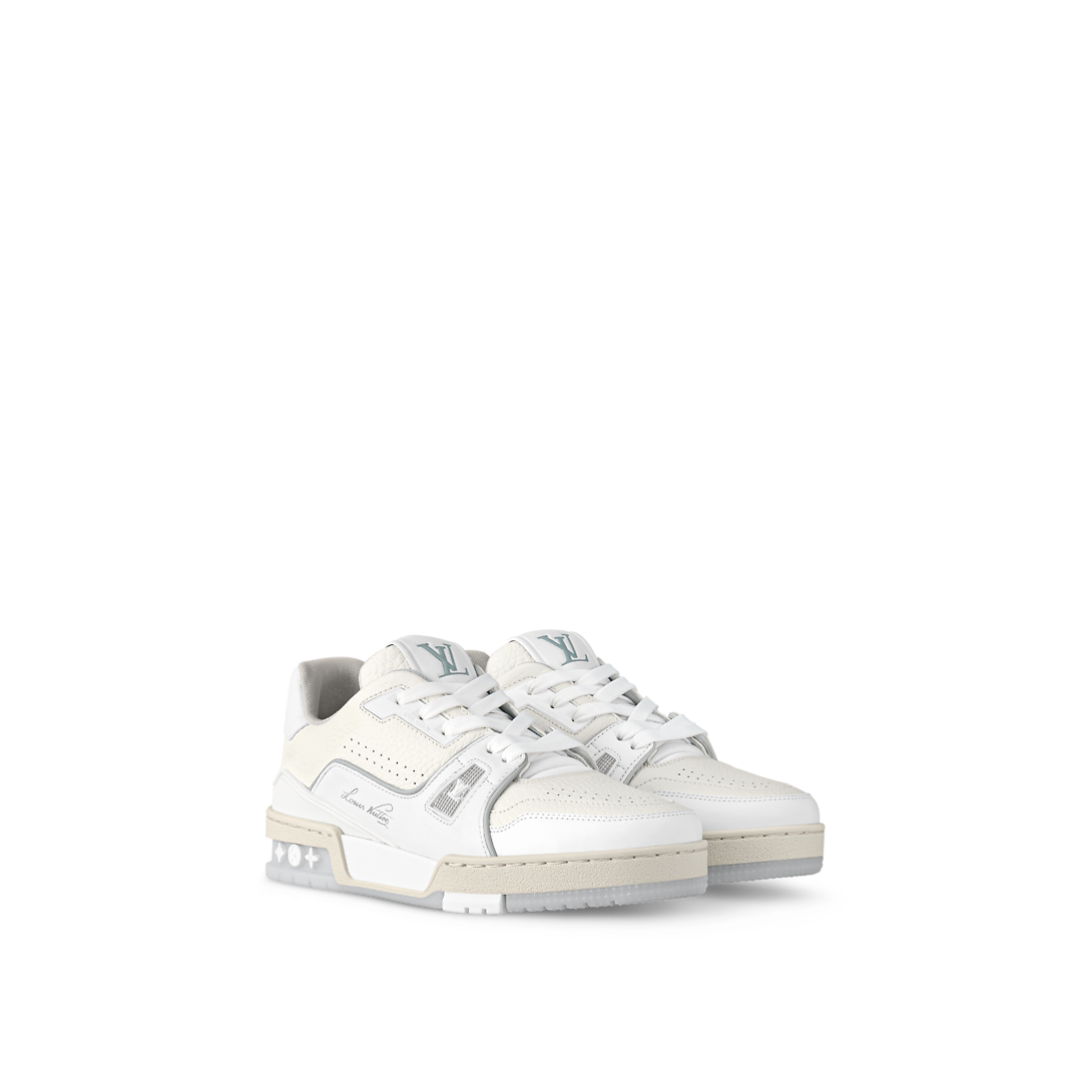 Louis Vuitton #54 Signature White Grey Trainer