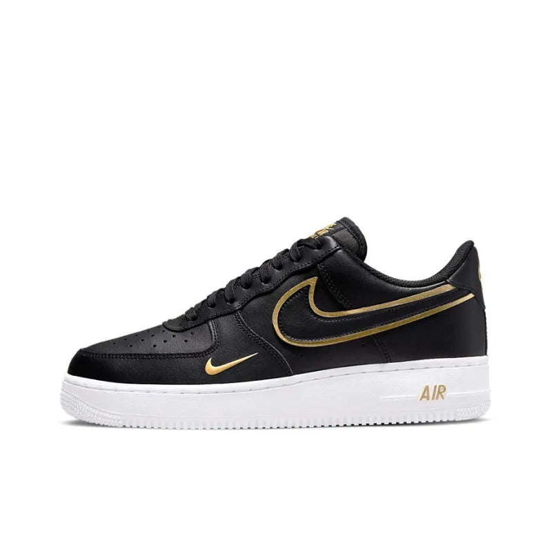 Nike Air Force 1' 07 LV8 Low Black Metalic Gold