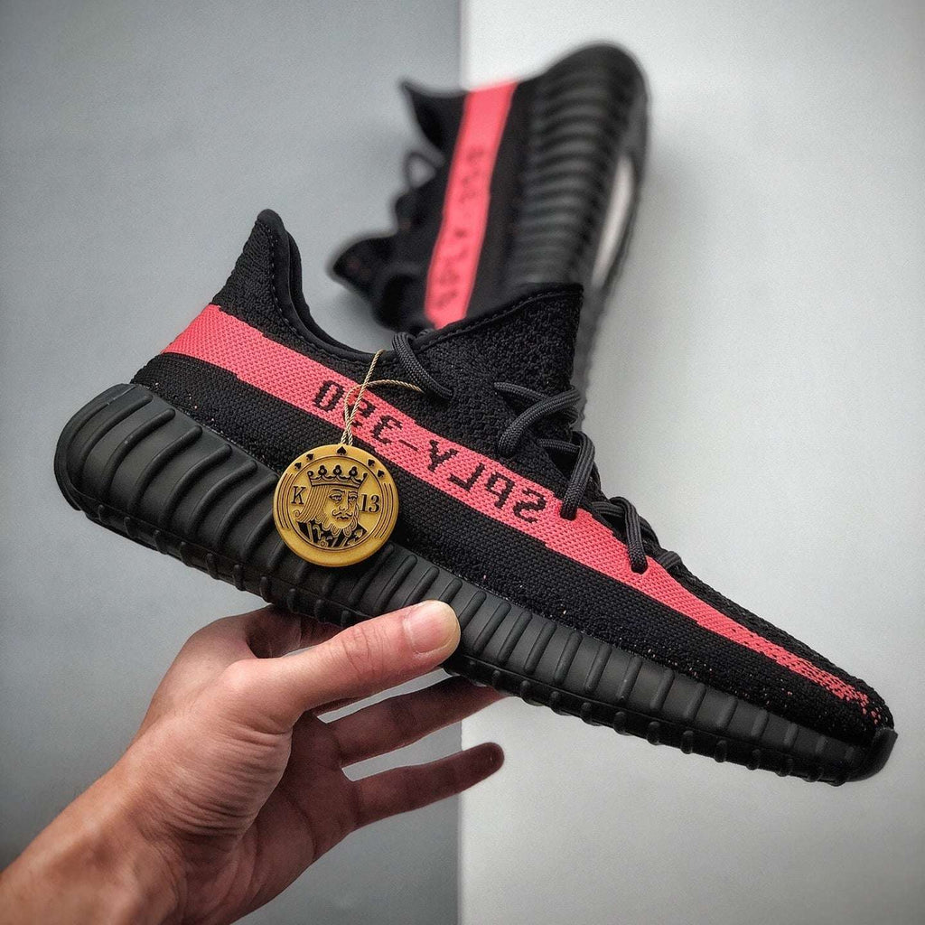 Adidas Yeezy 350 V2 Black & Pink image