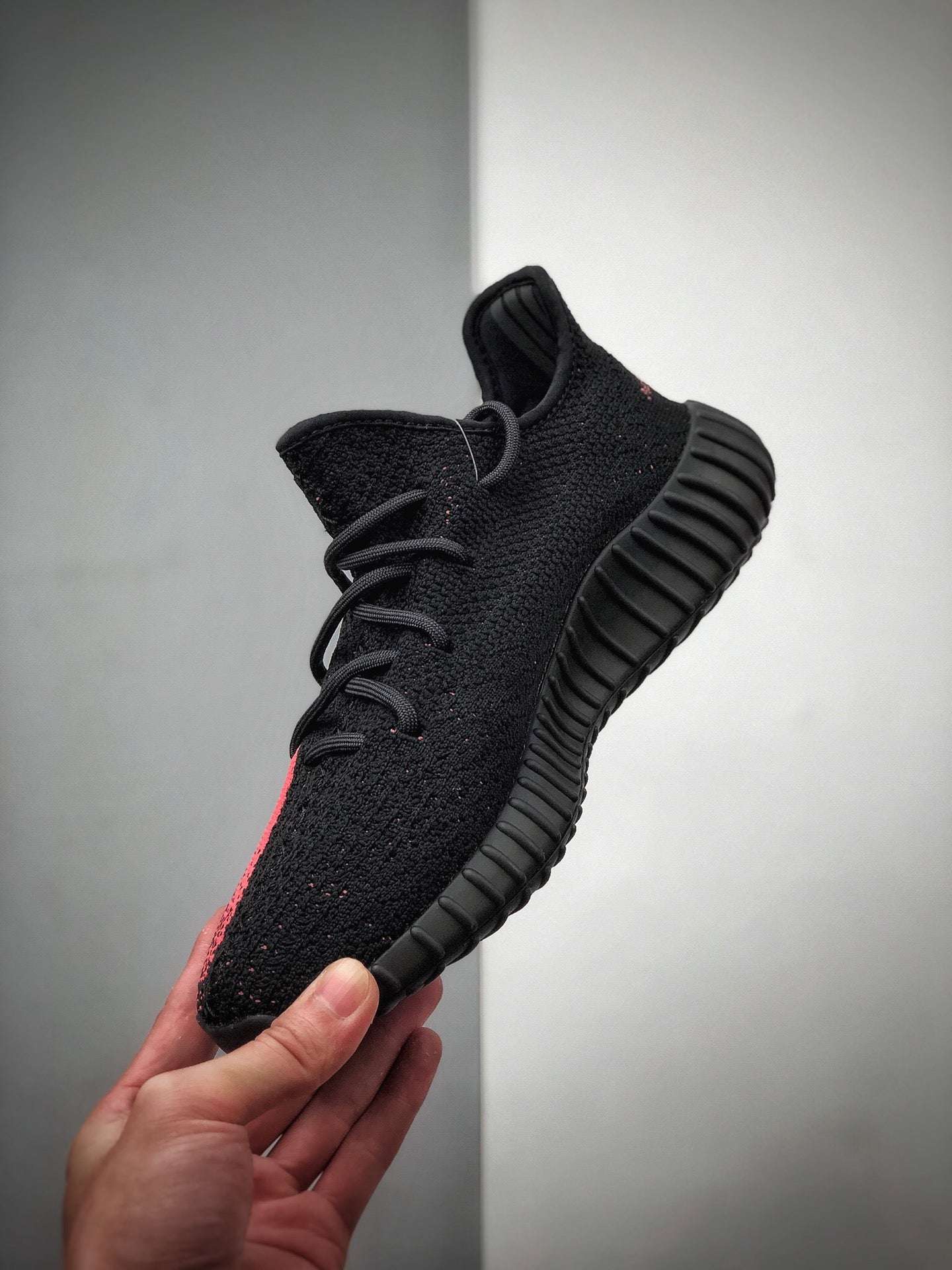 Adidas Yeezy 350 V2 Black & Pink image 6