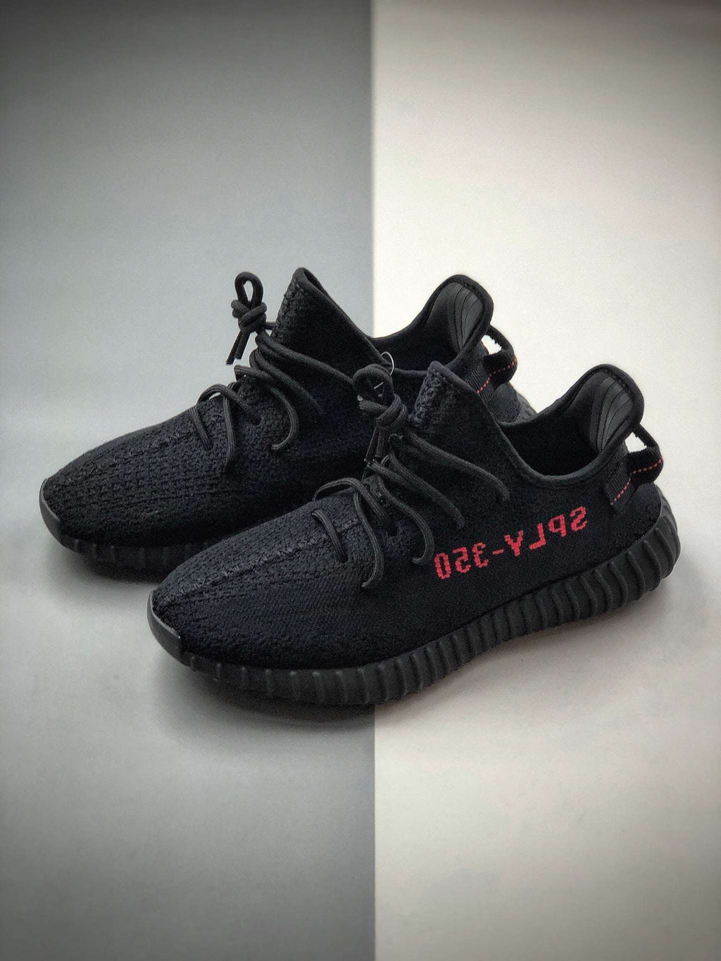 Adidas Yeezy 350 V2 Black & Red image 4