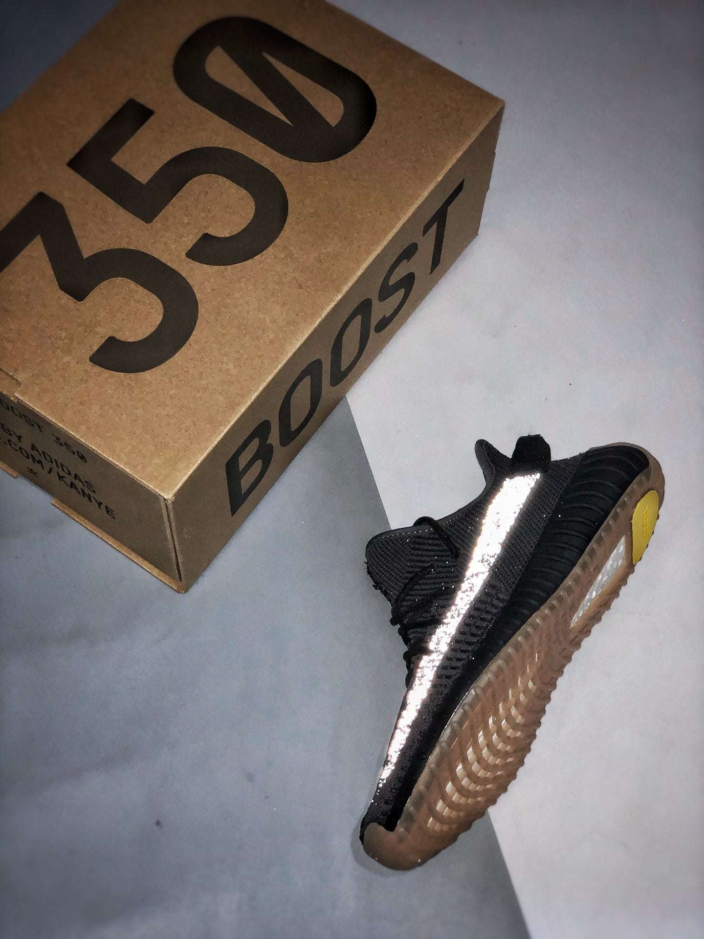Adidas Yeezy 350 V2 Cinder Reflective Black image 3