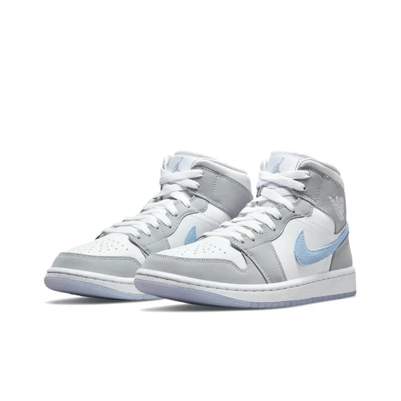 Air Jordan 1 Mid Wolf Grey Aluminium
