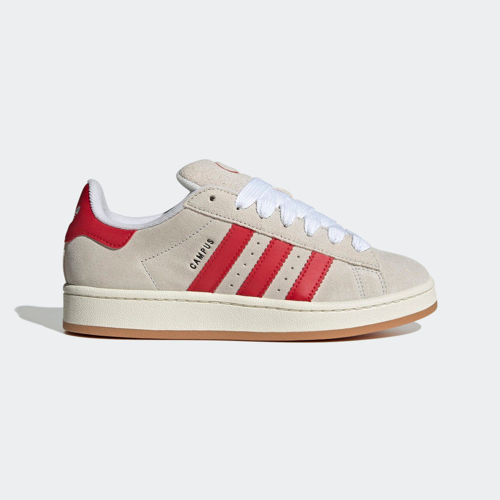 Adidas Campus 00s Crystal White Scarlet