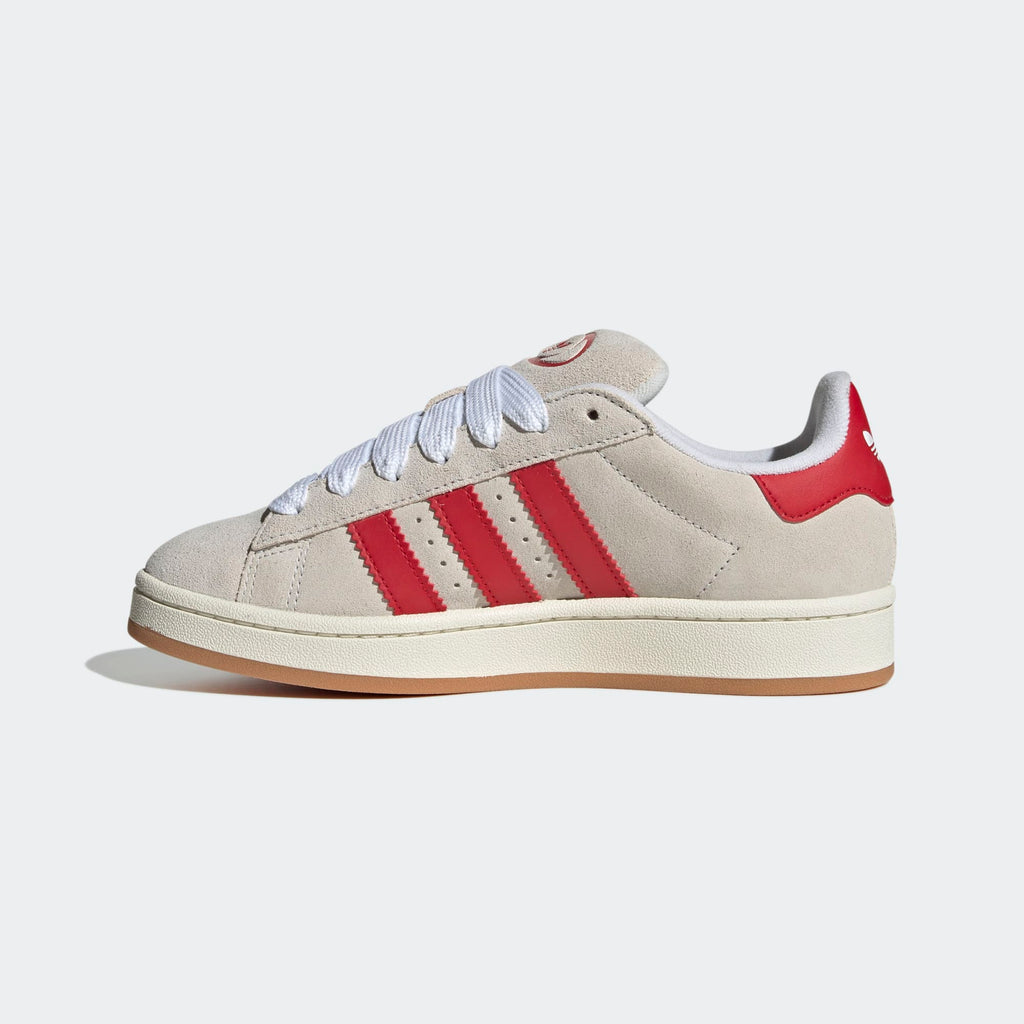 Adidas Campus 00s Crystal White Scarlet