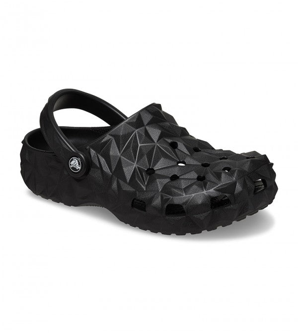 Classic Geometric Clog Black
