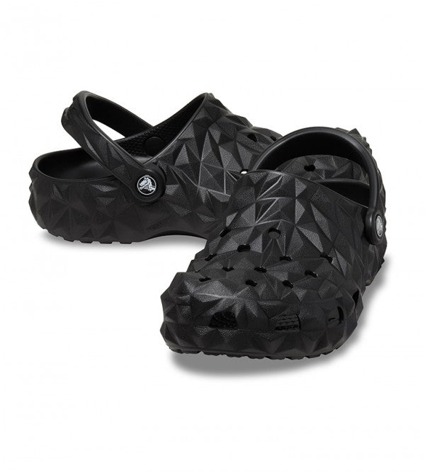 Classic Geometric Clog Black