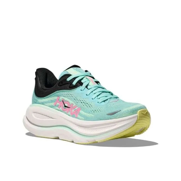 HOKA Bondi 9 Blue Spark & Mint Fluorite