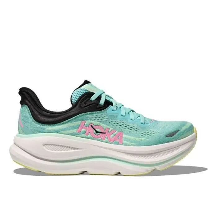 HOKA Bondi 9 Blue Spark & Mint Fluorite
