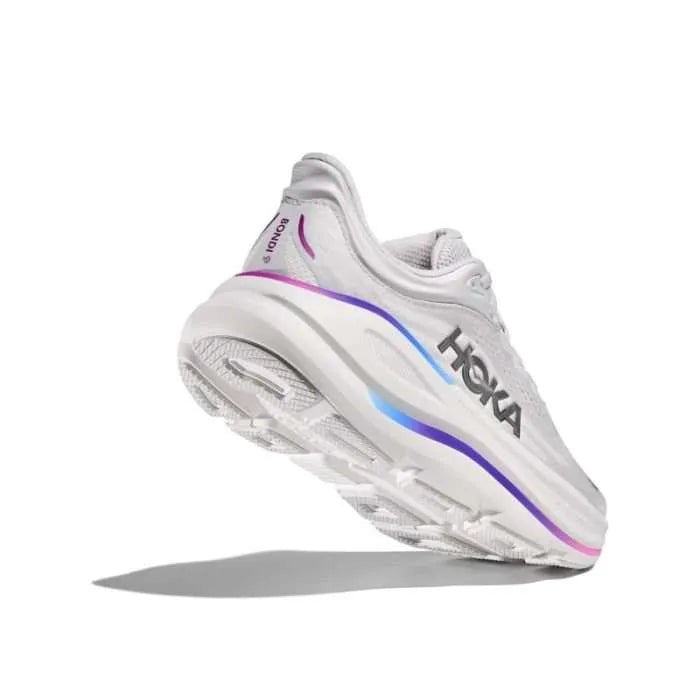 HOKA Bondi 9 Cosmic Grey & White
