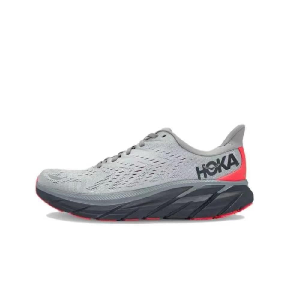 Hoka One Clifton 8 Sharkskin Diva Pink
