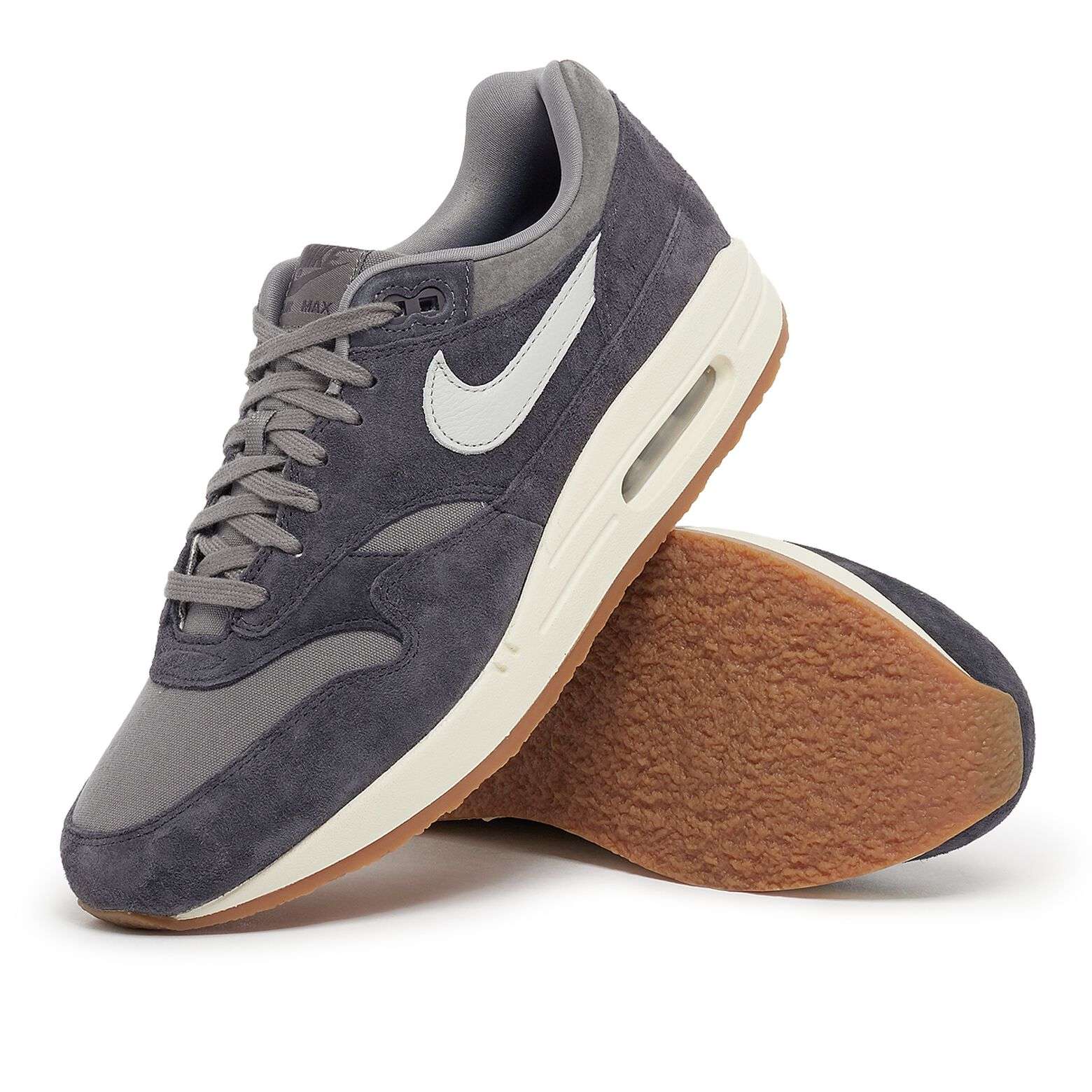 NIKE Air Max 1 Premium Crepe Soft Grey Neutral Grey Thunde image 4