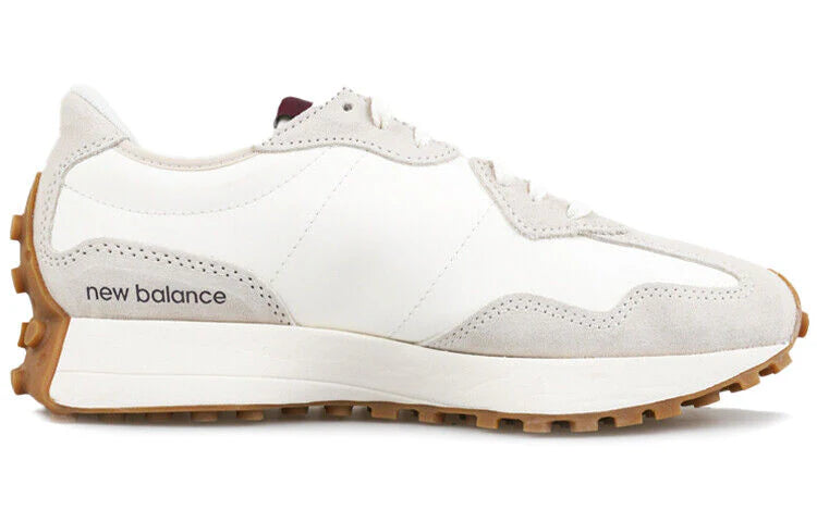 New Balance 327 White Dark Red