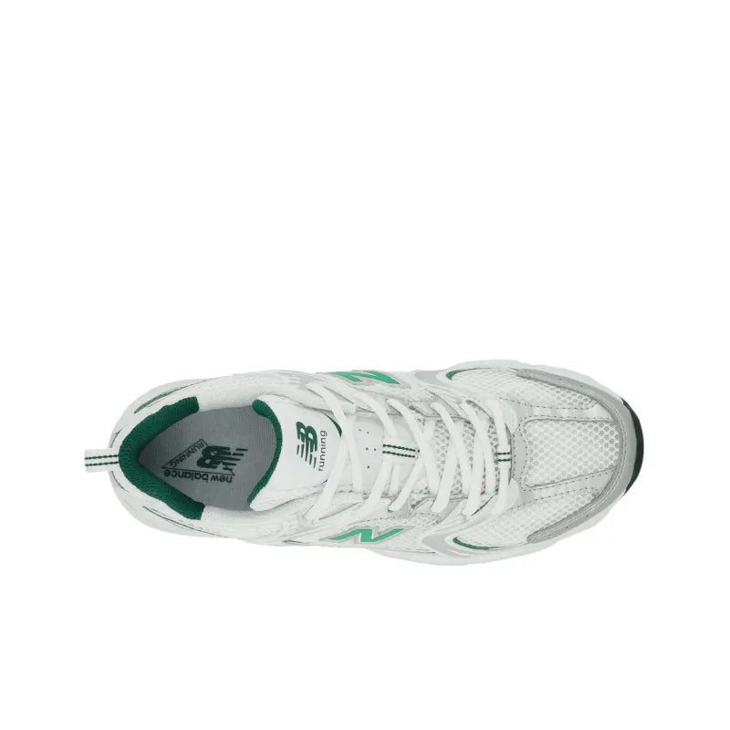 New Balance 530 White Nightwatch Green