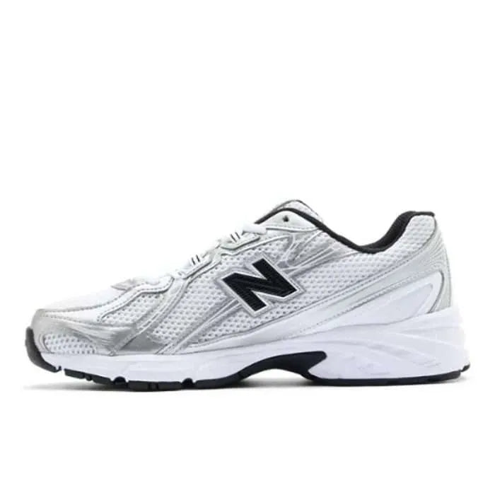 New Balance 740 White Silver Metallic Black