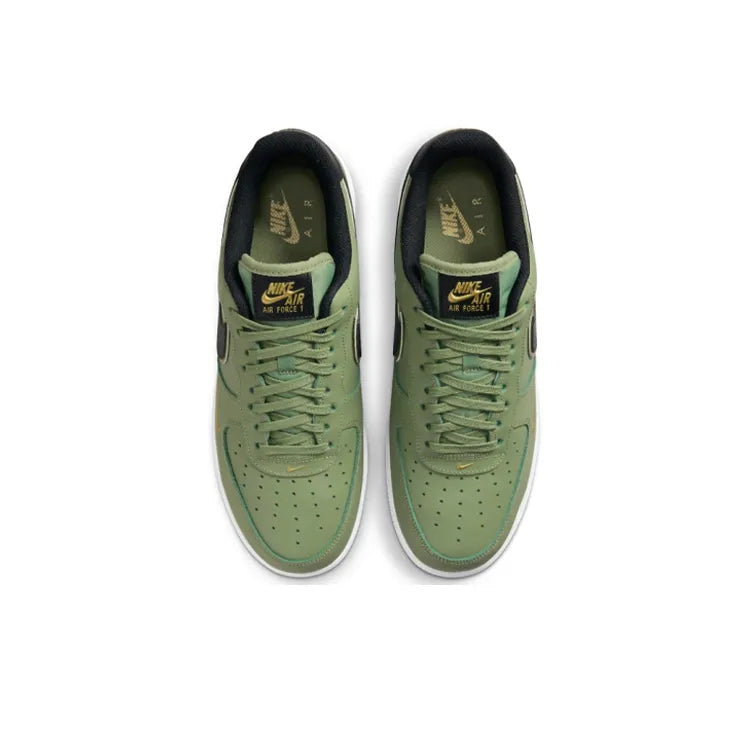 Nike Air Force 1 Olive Green Gold