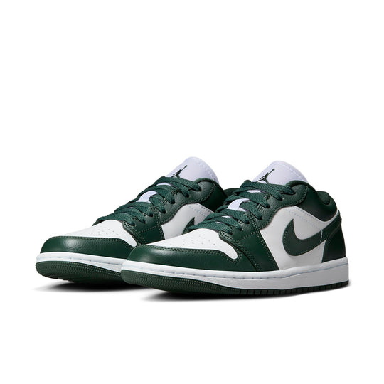 Air Jordan 1 Low White Galactic Jade