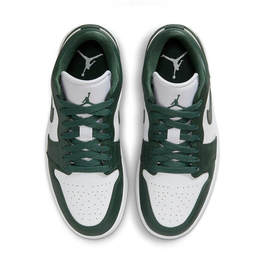 Air Jordan 1 Low White Galactic Jade