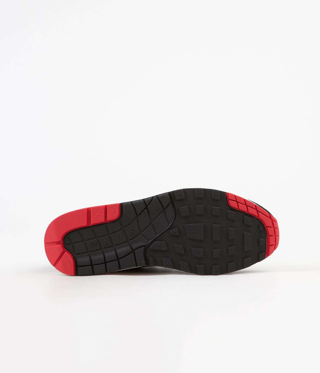 Nike Air Max 1 Premium Black  University Red  Sail Oil Grey STASP image 7