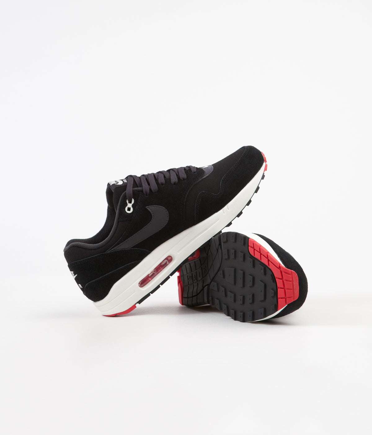 Nike Air Max 1 Premium Black  University Red  Sail Oil Grey STASP image 6