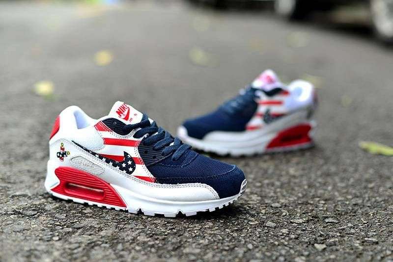Nike Air Max 90  Navy Blue,Red & White image