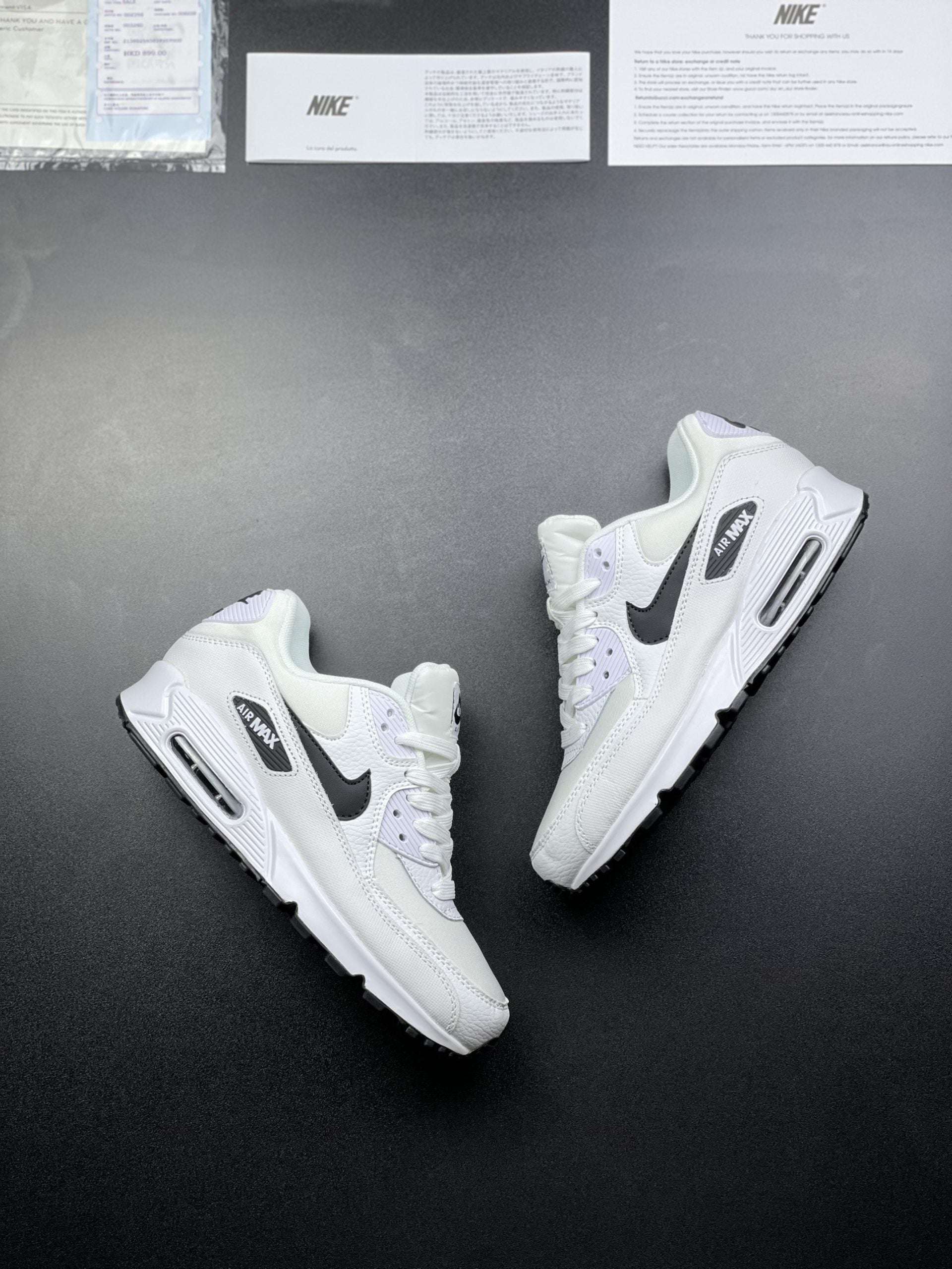 Nike Air Max 90 White Black image 2