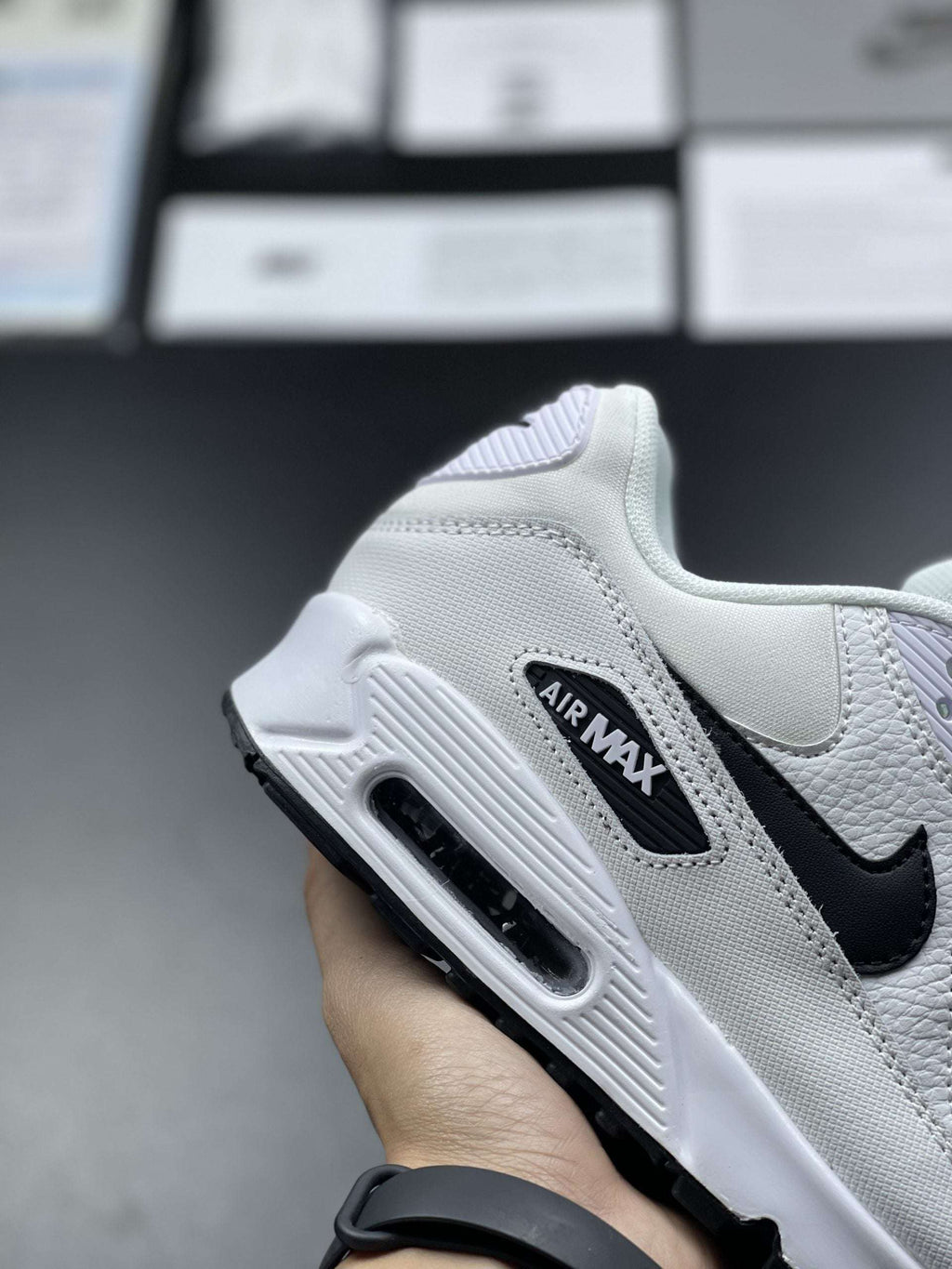 Nike Air Max 90 White Black image 5