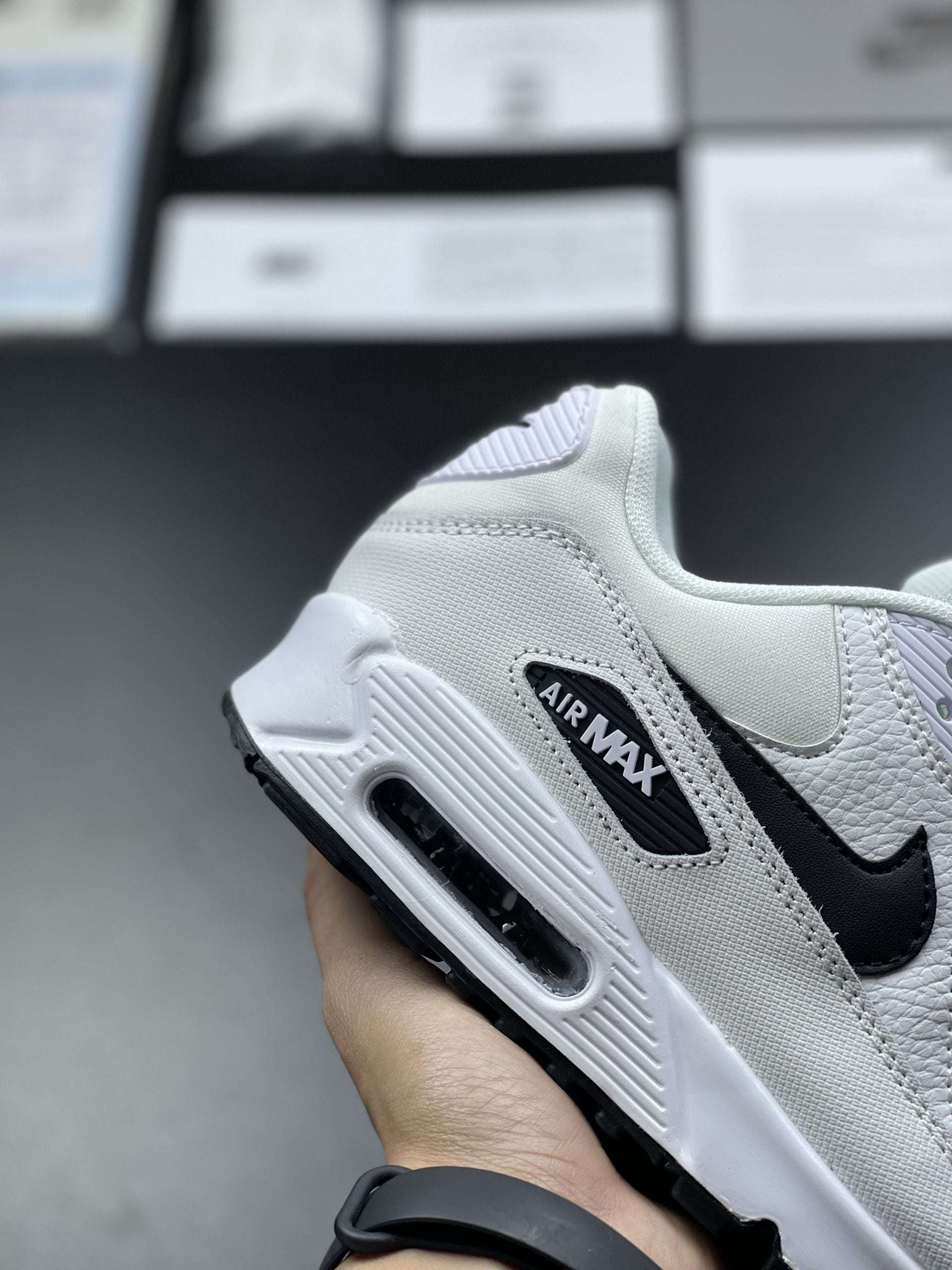 Nike Air Max 90 White Black image 5