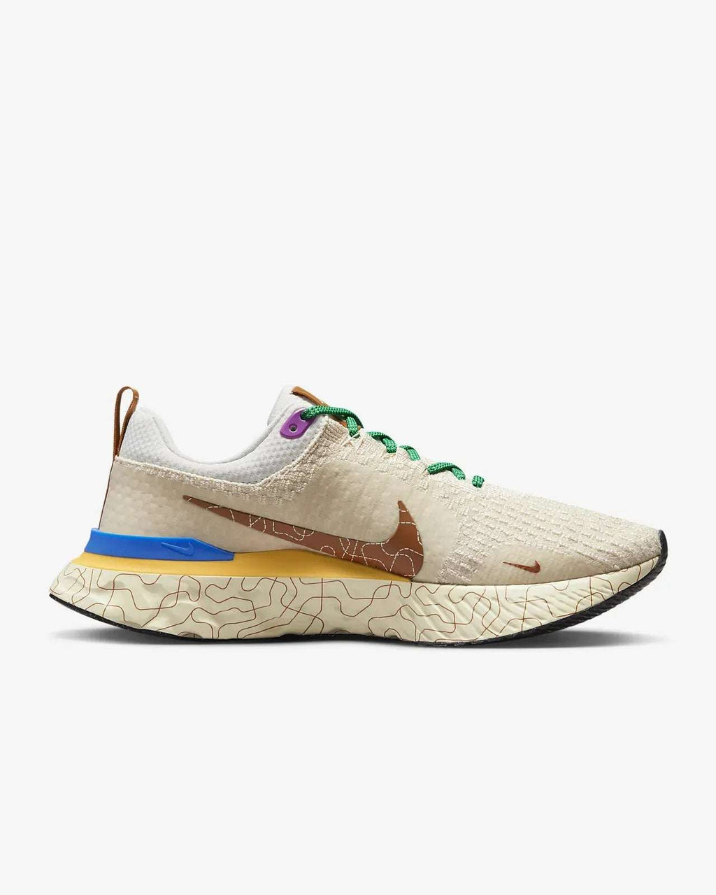 Nike React Infinity Run Flyknit 3 Premium Moving Company Phantom Oatmeal Citron image 2