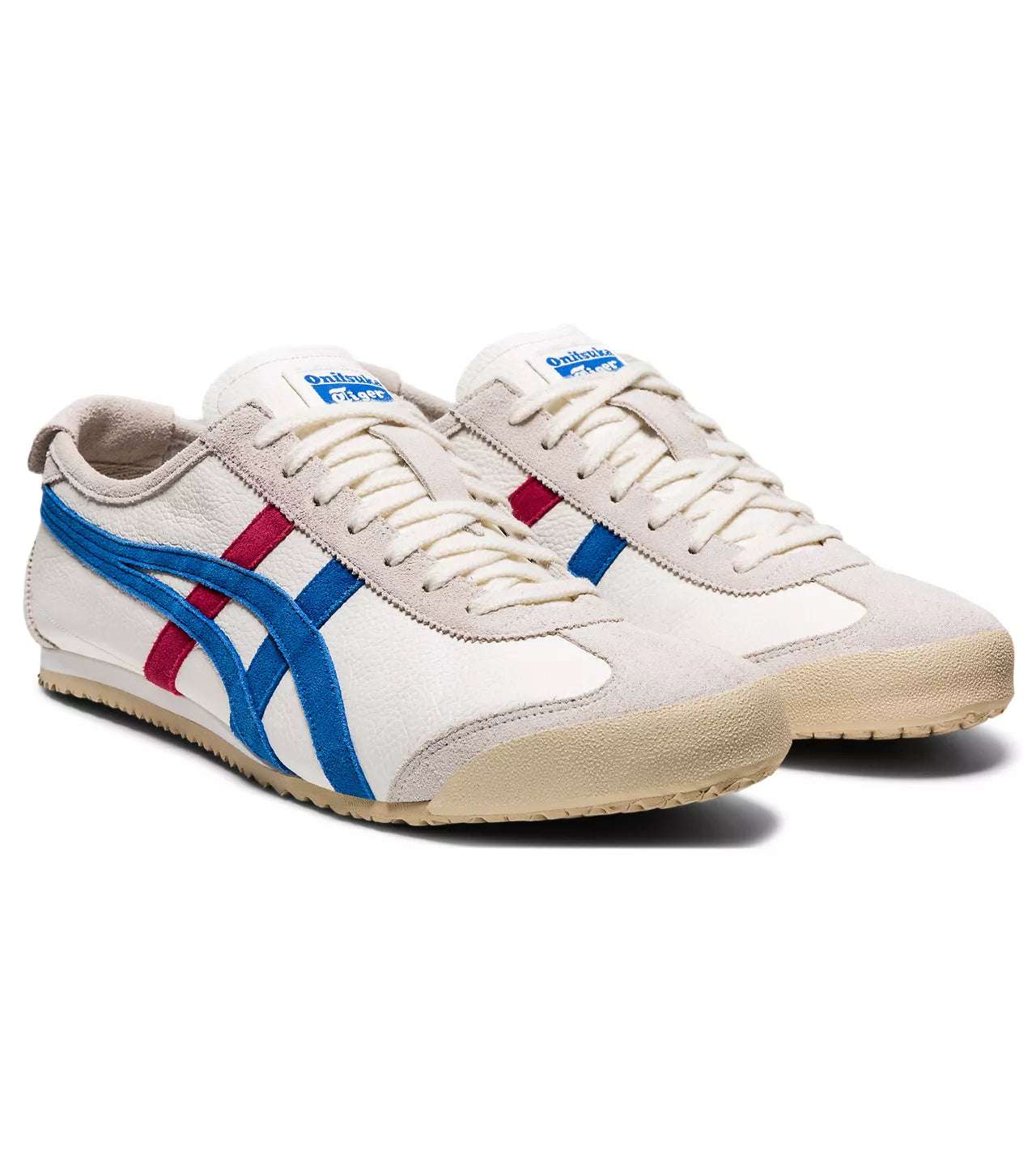 Onitsuka Tiger Men’s Mexico 66 Vin  White & Directoire Blue image 2